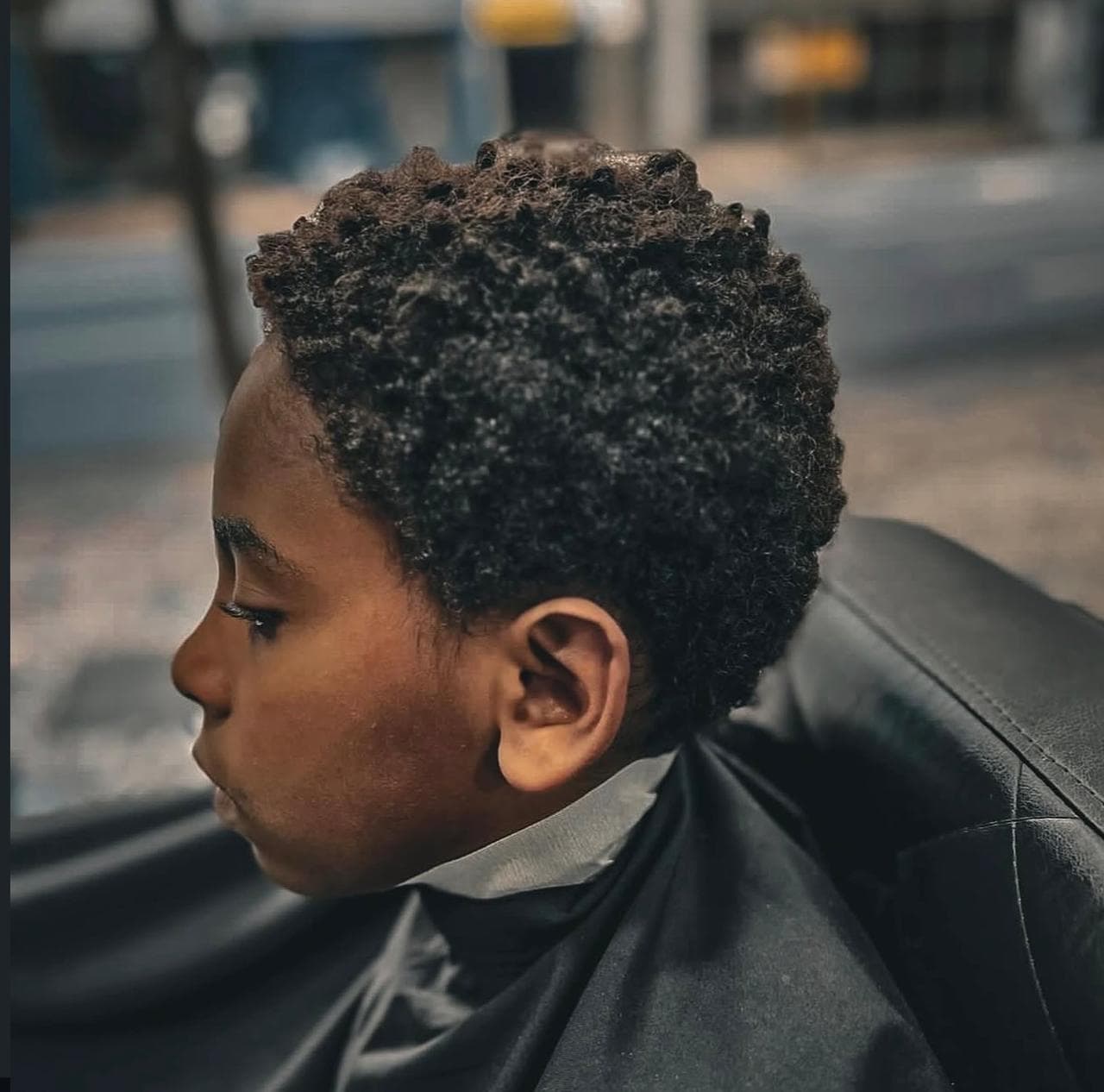 Antes — Transformação 9 feita na Barbearia Luma