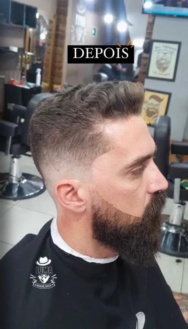 Depois — Transformação 1 feita na Barbearia Luma