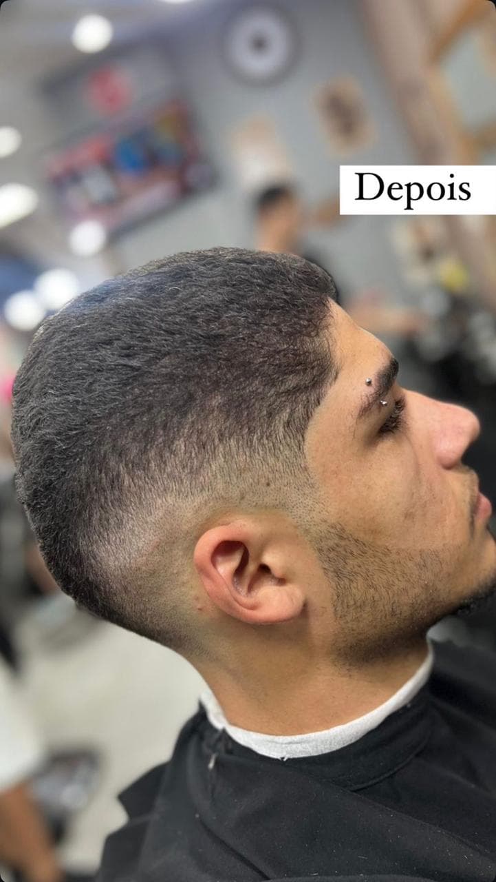 Depois — Transformação 7 feita na Barbearia Luma